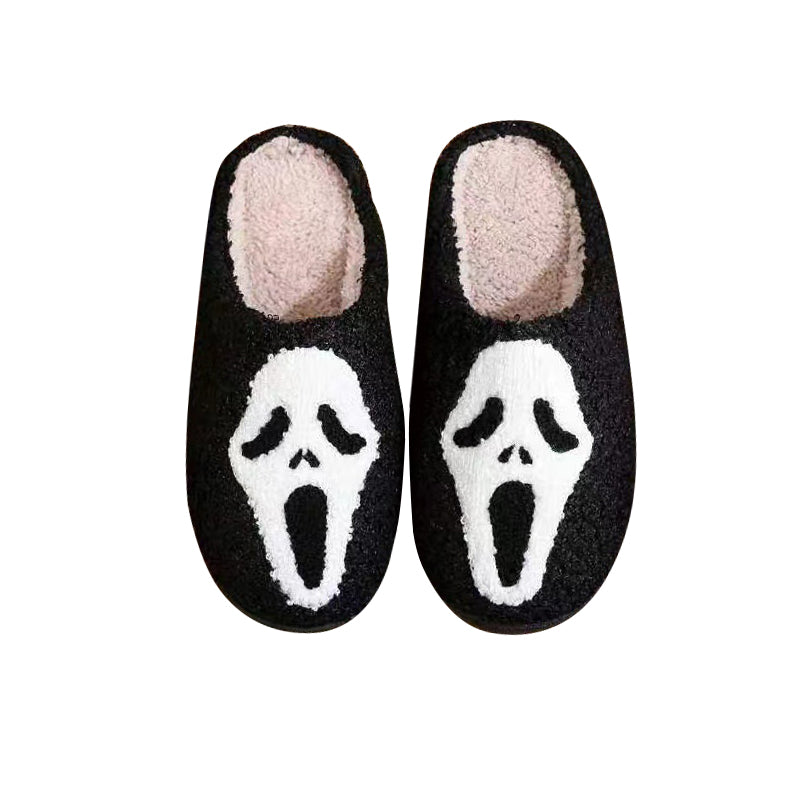 Chaussons d'Halloween en coton avec citrouille