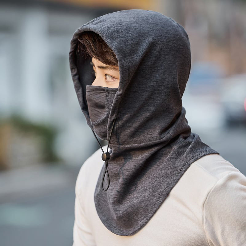 Masque à capuche avec chauffe-cou pour le cyclisme