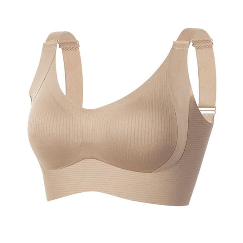 Soutien-gorge sans armatures ajustable à quatre boutons pour femme