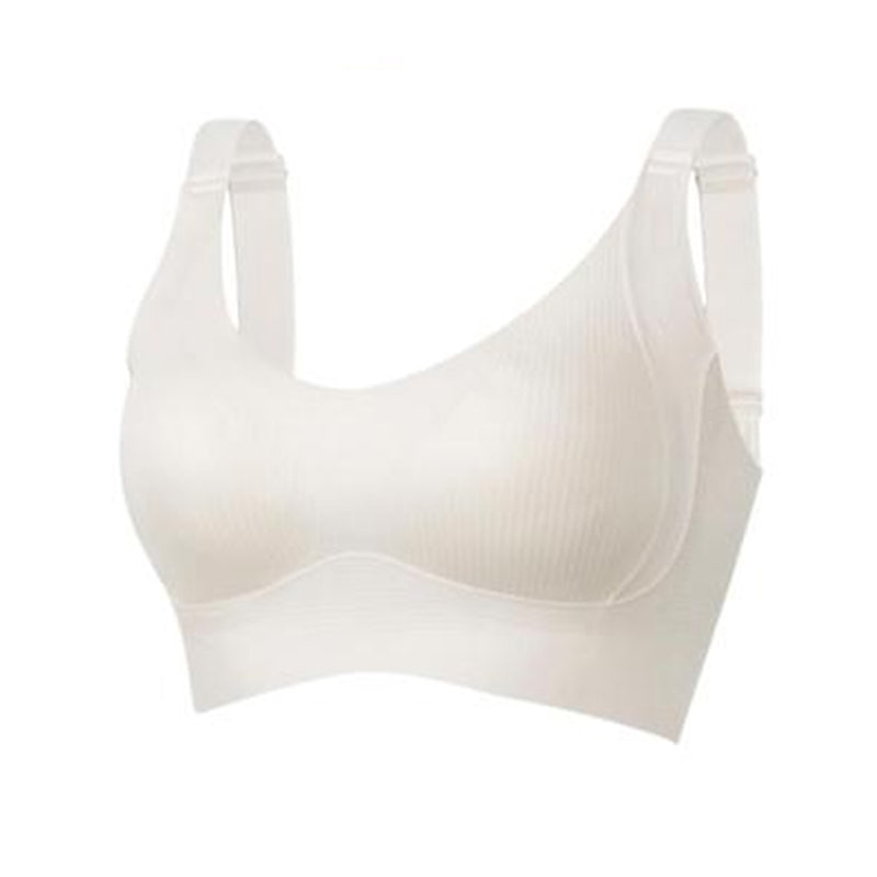 Soutien-gorge sans armatures ajustable à quatre boutons pour femme