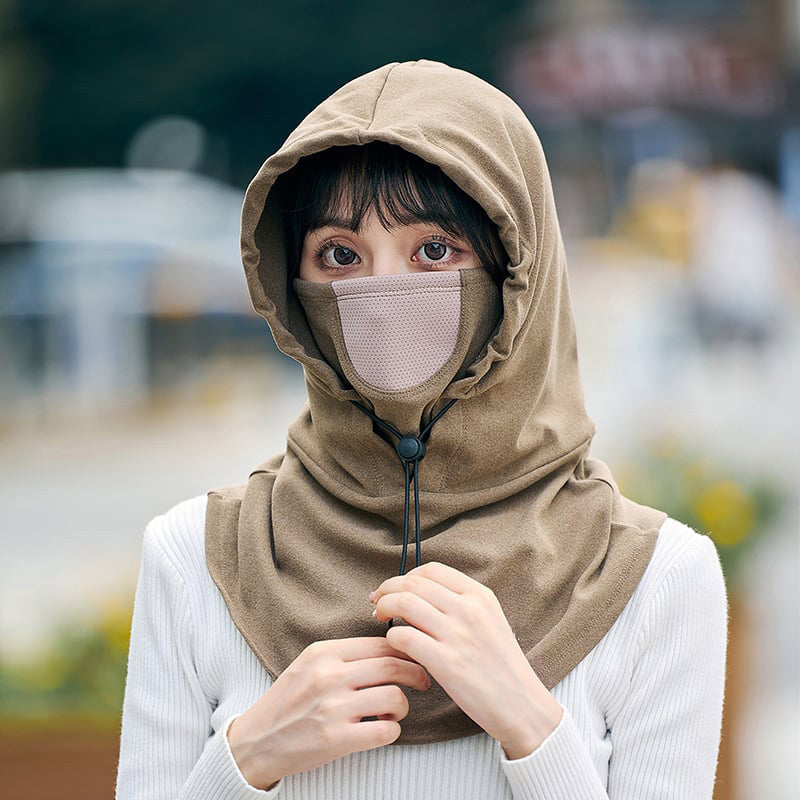 Masque à capuche avec chauffe-cou pour le cyclisme