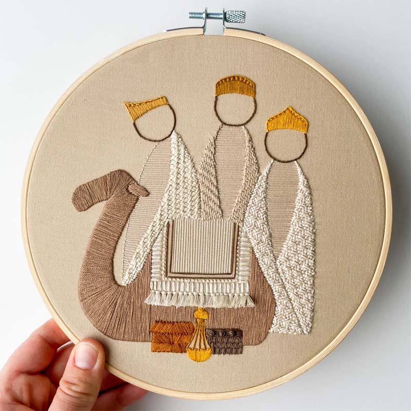 Kit de broderie pour crèche