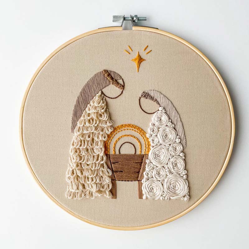 Kit de broderie pour crèche