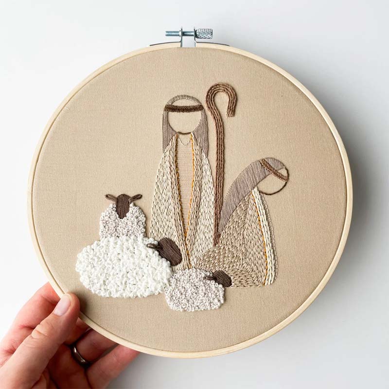 Kit de broderie pour crèche