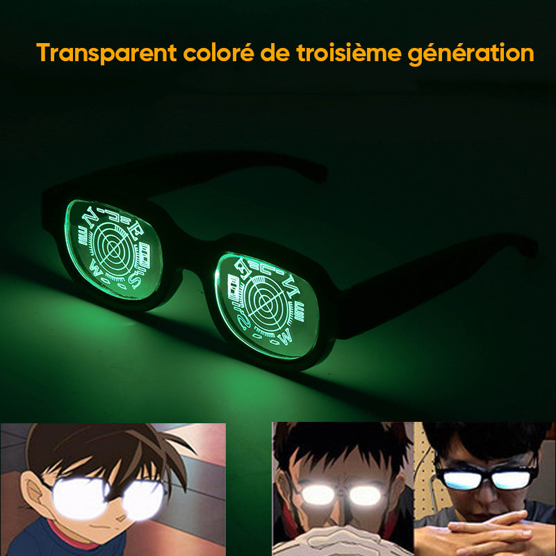 Lunettes lumineuses LED