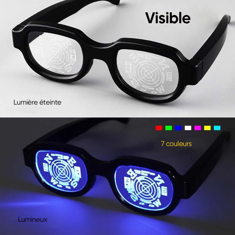 Lunettes lumineuses LED