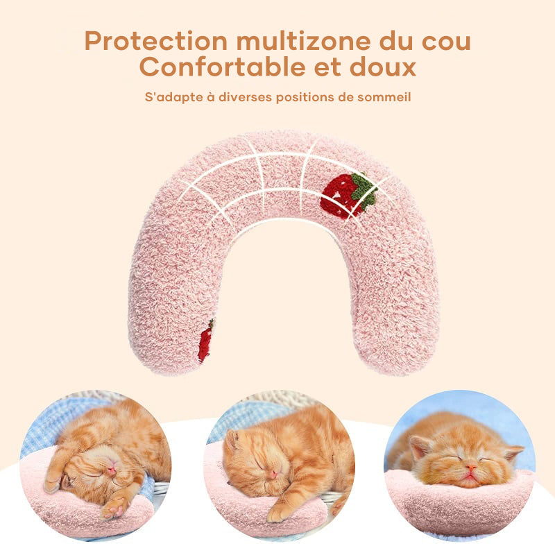 Oreiller de cou pour animaux de compagnie