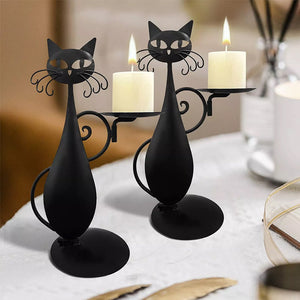 Bougeoir Chat Noir