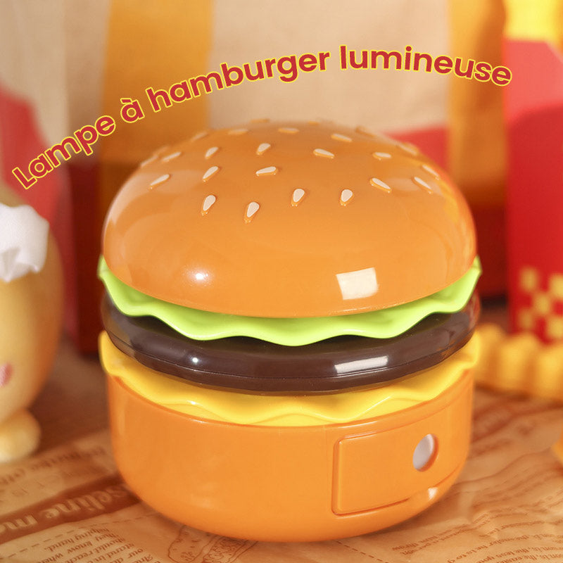 Lampe à hamburger lumineuse