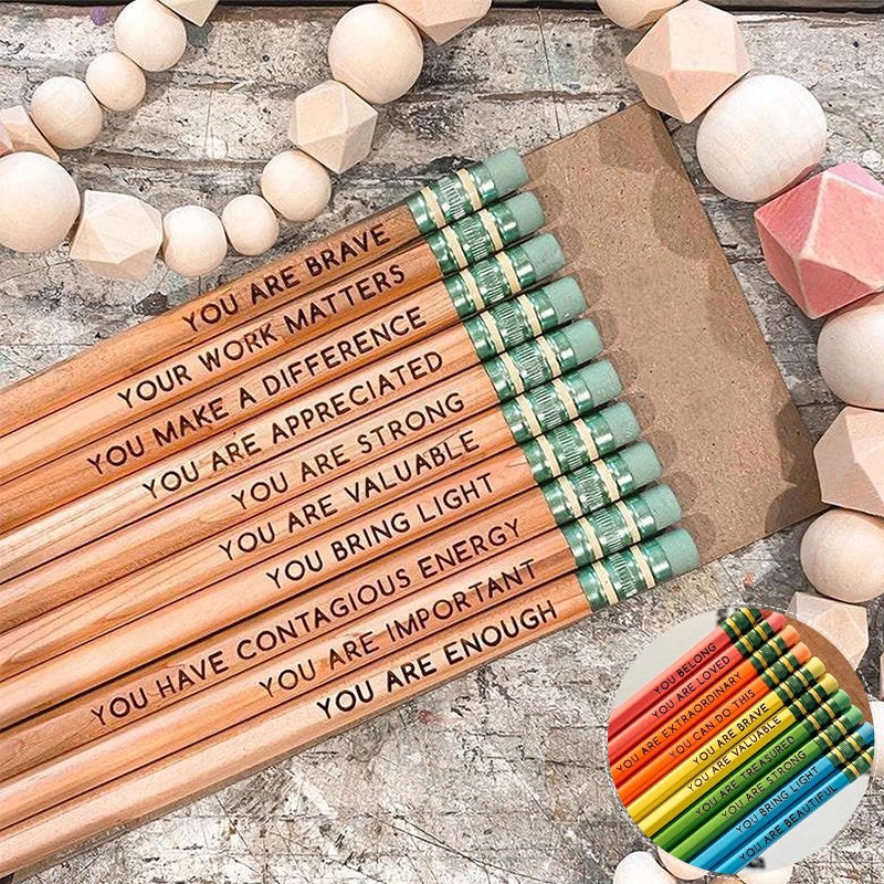 Ensemble de crayons d'affirmation✏️ (10 pièces)