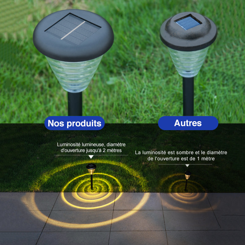 Lampes de pelouse solaires étanches(2 PCS)