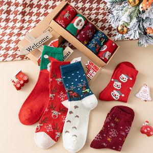 🎁5 paires de chaussettes de Noël