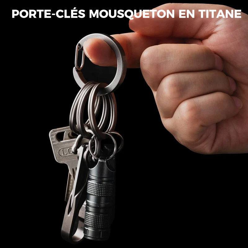 Mousqueton porte-clés