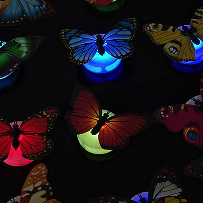 Veilleuse 3D LED Papillon Décoration