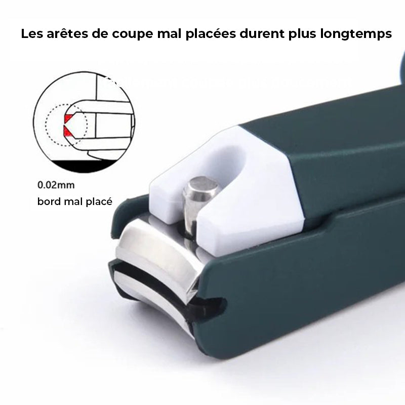 Ciseaux à ongles portables avec loupe