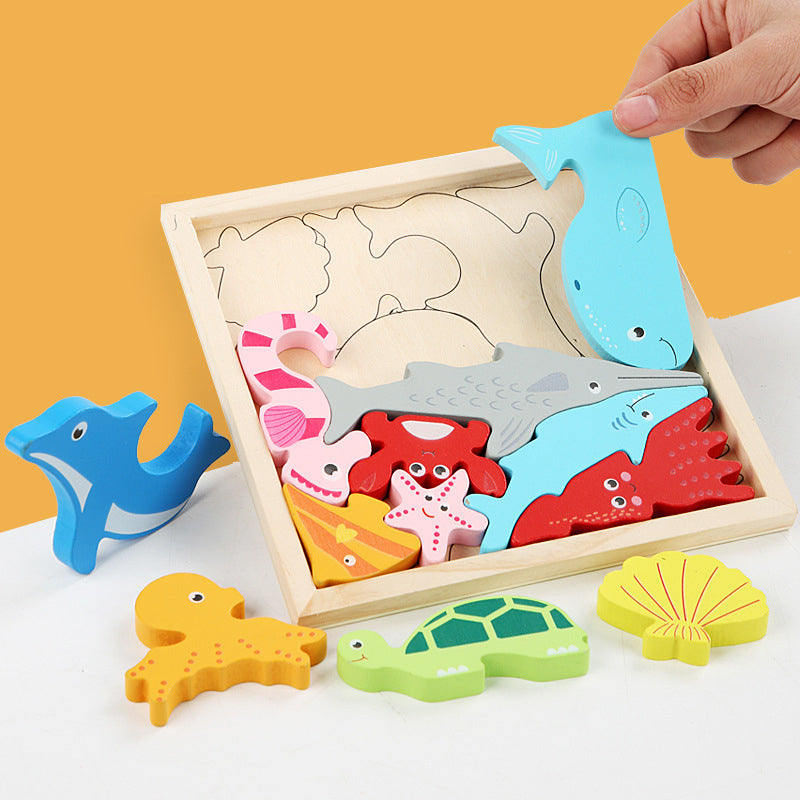 🌲Puzzles en Bois pour Tout-petits