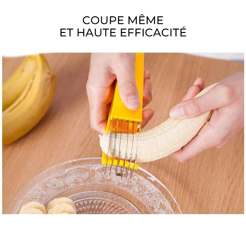 Coupe-banane en acier inoxydable