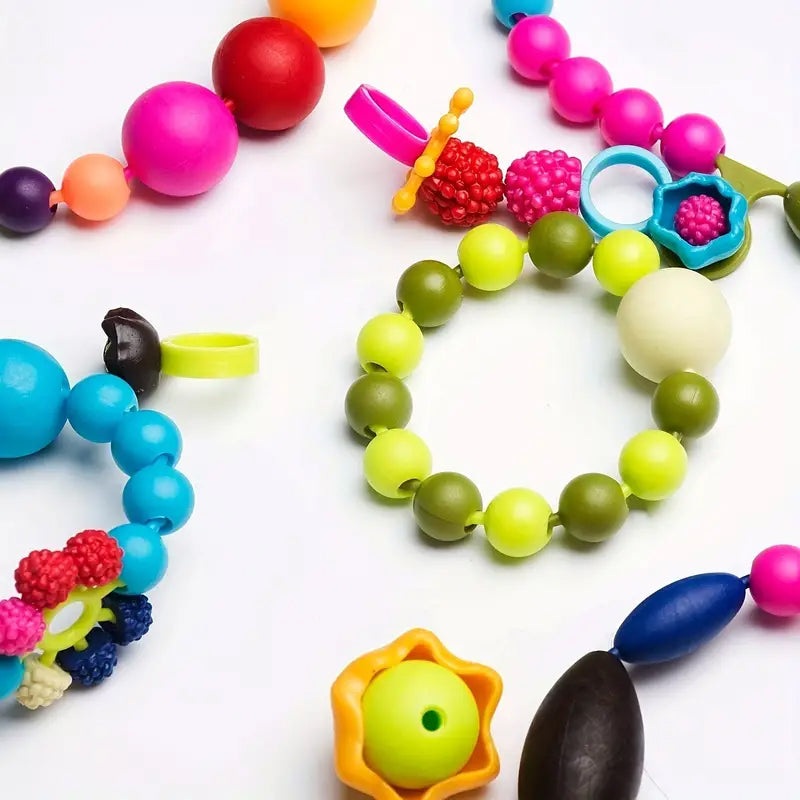 Perles Pop pour la création de bijoux pour enfants