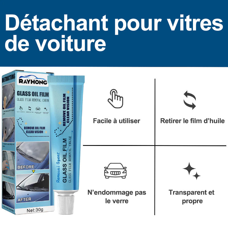 Détachant pour Vitres de Voiture