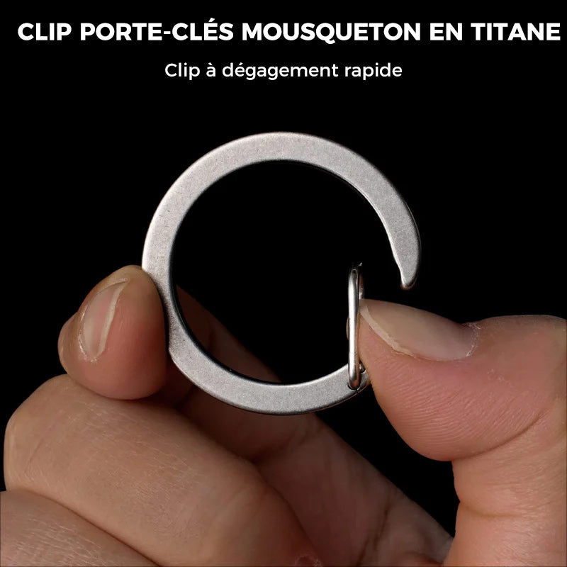 Mousqueton porte-clés