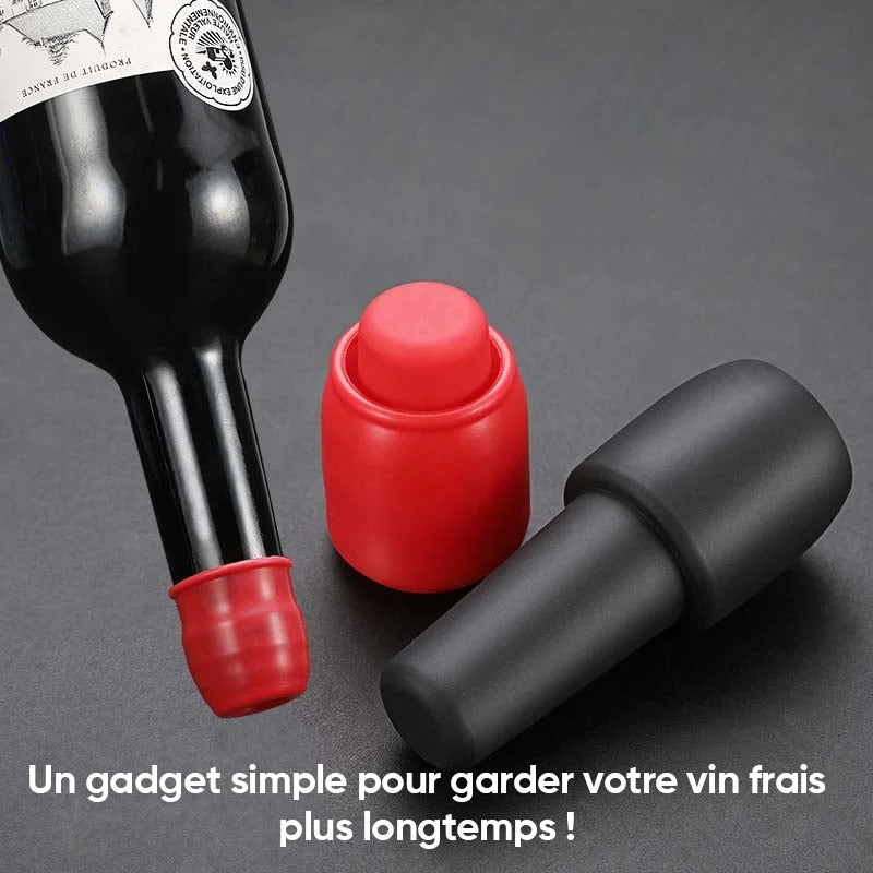 Bouchon de bouteille de vin mousseux réutilisable