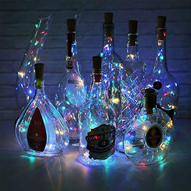 LED Bouteille De Vin Lumières Liège Veilleuse DIY Décor Ascenseur - 5/10PCS