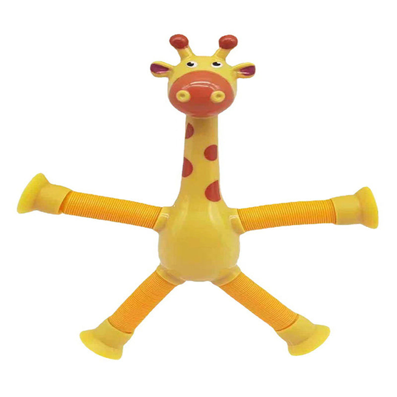 Jouet girafe à ventouse télescopique