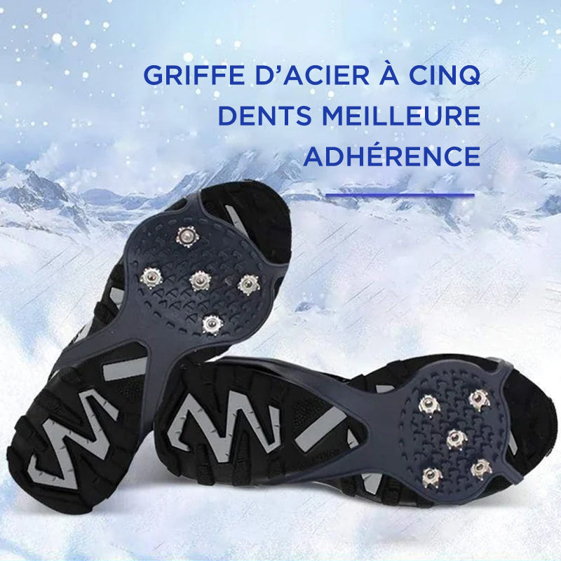 Nouveaux Crampons de Traction Neige Glacée Poignées Antidérapantes en Silicone