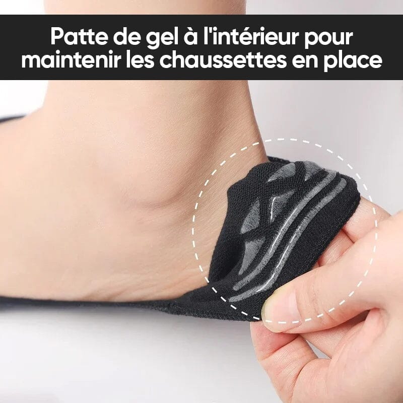 Chaussettes invisibles antidérapantes (3 paires)