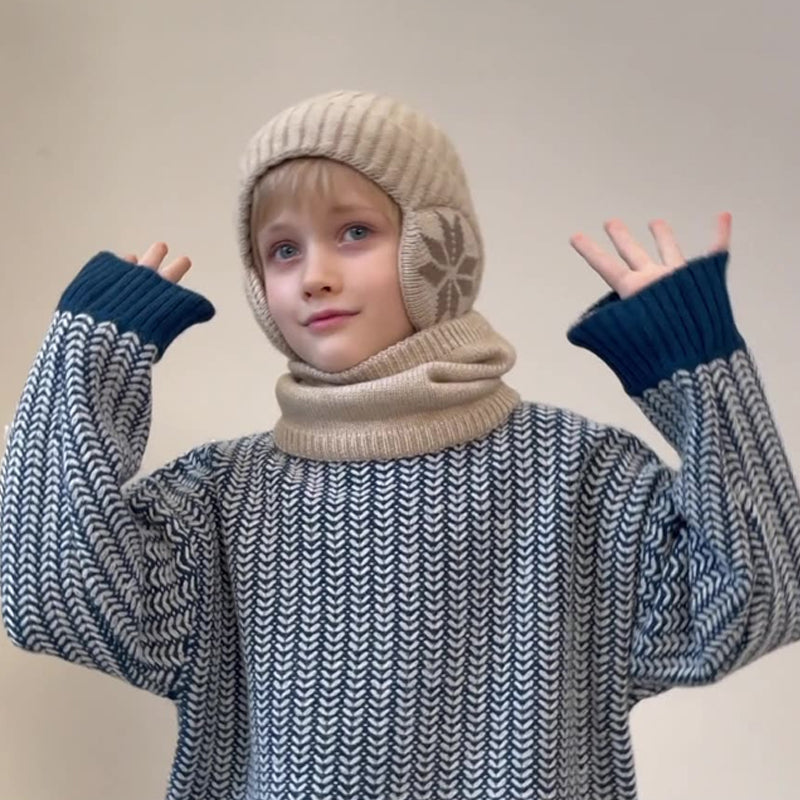 Costume écharpe en polaire d'hiver pour enfants