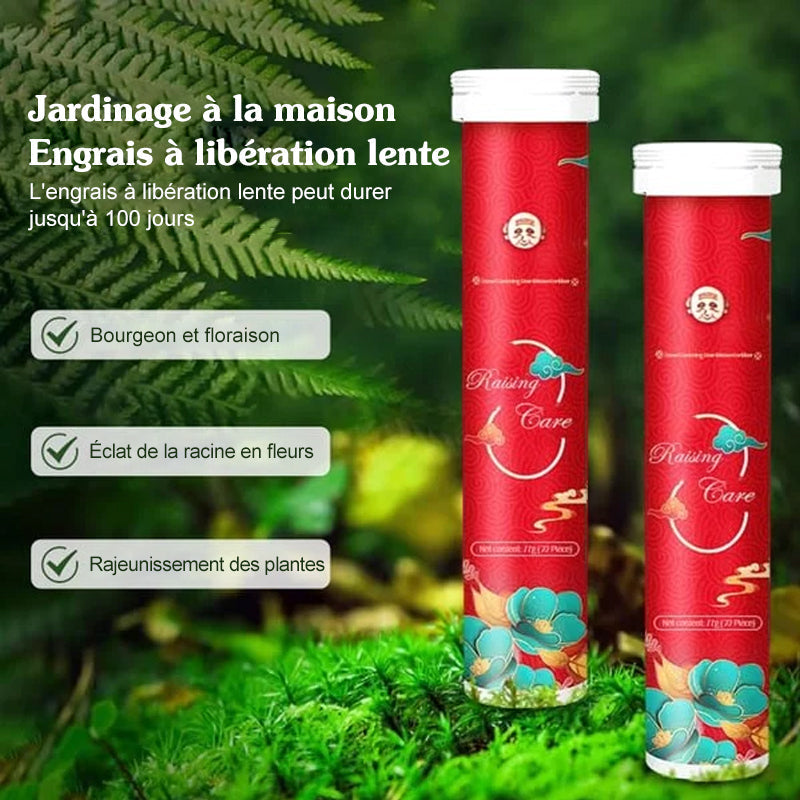 Engrais de jardin universel à libération lente sous forme de comprimés