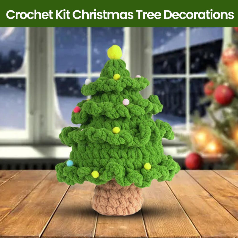 Kit de crochet Décorations d'arbre de Noël