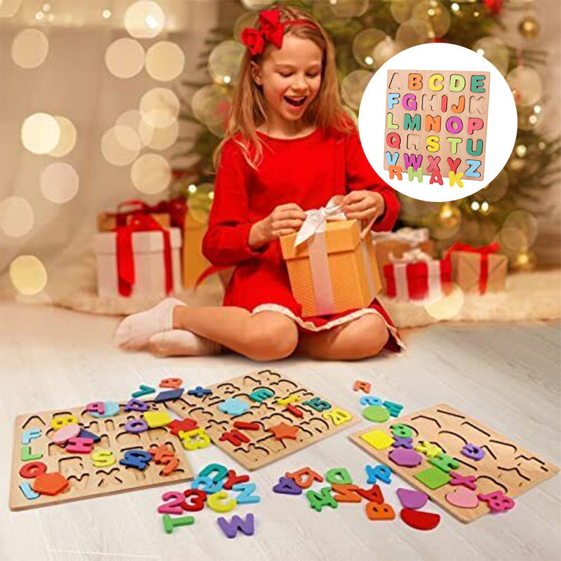 Puzzles en bois pour les tout-petits