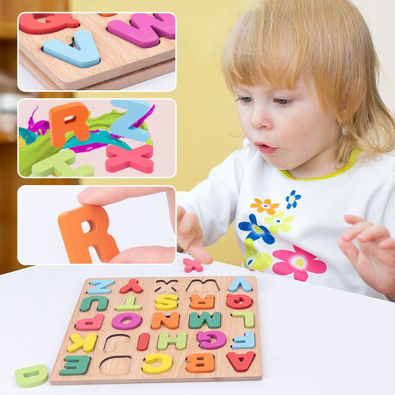 Puzzles en bois pour les tout-petits